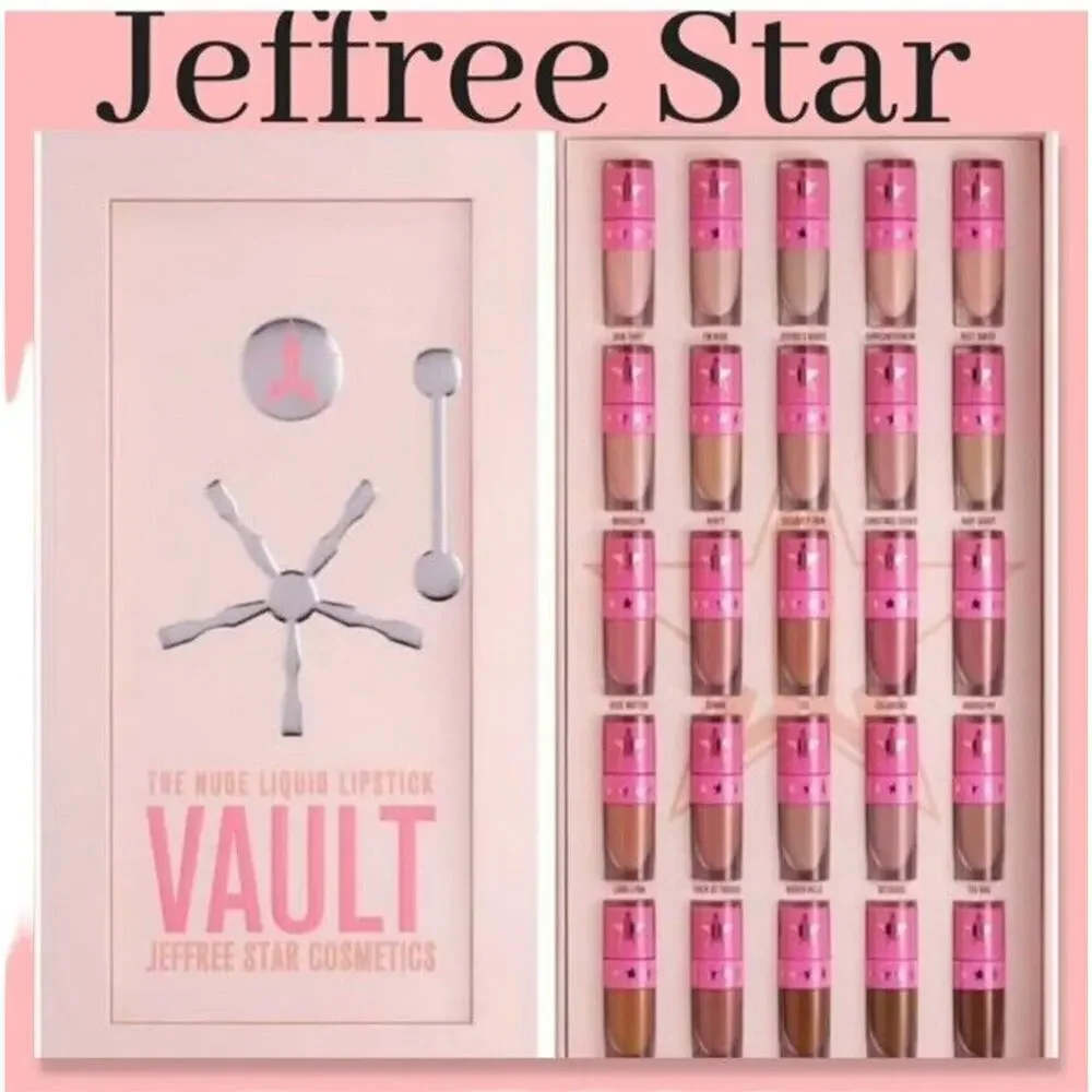 JEFFREE STAR NUDE LIQUID LIPSTICK VAULT 25 SHADES NEW